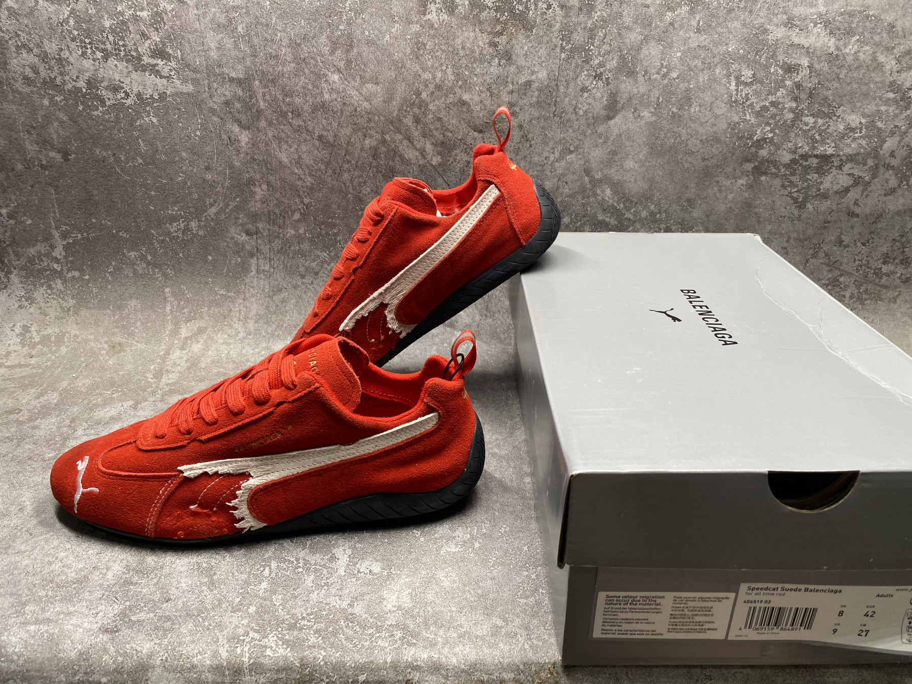 UA Balenciaga Speedcat Suede Sneaker