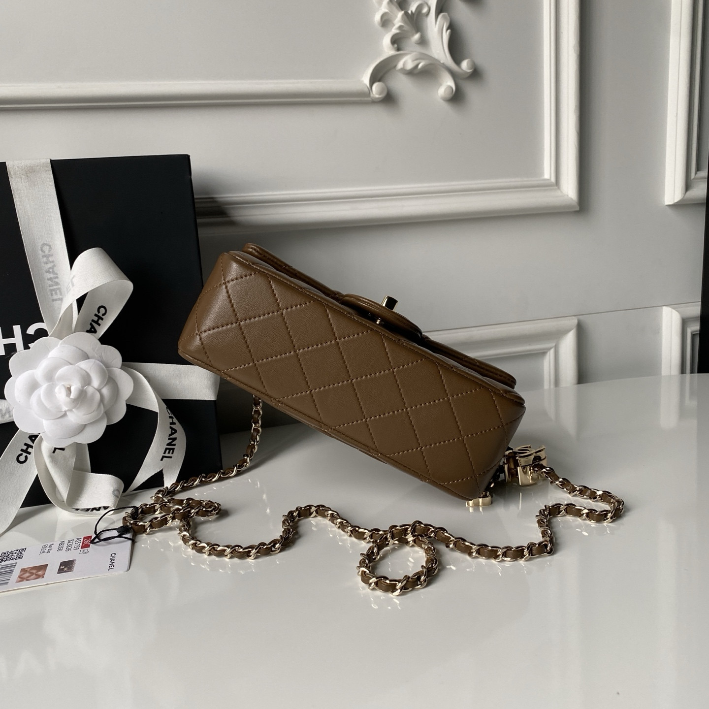 Ch**el classic flap handbag cf as5759 20x13x7cm