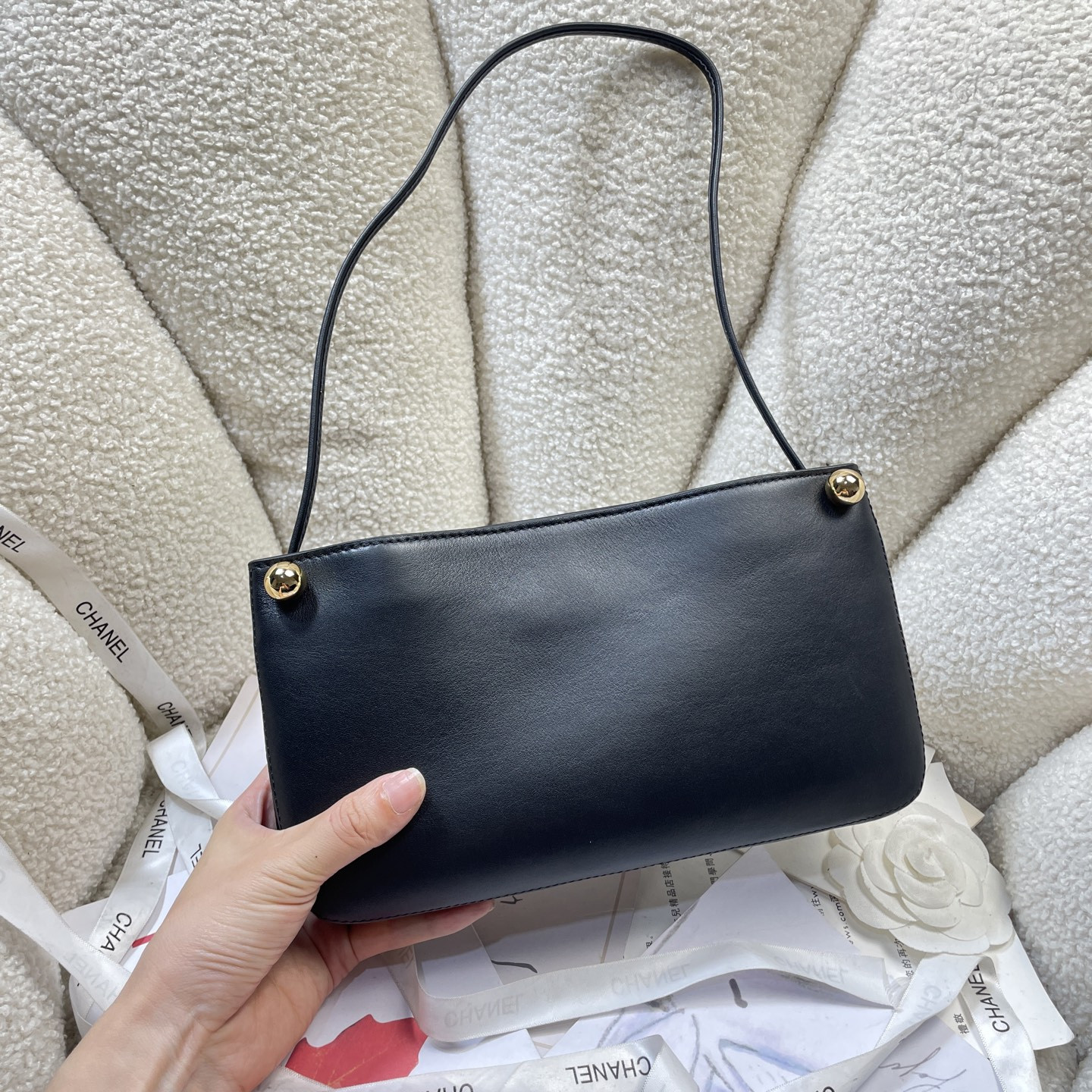 Ch**el Hobo Bag 25x14x4cm