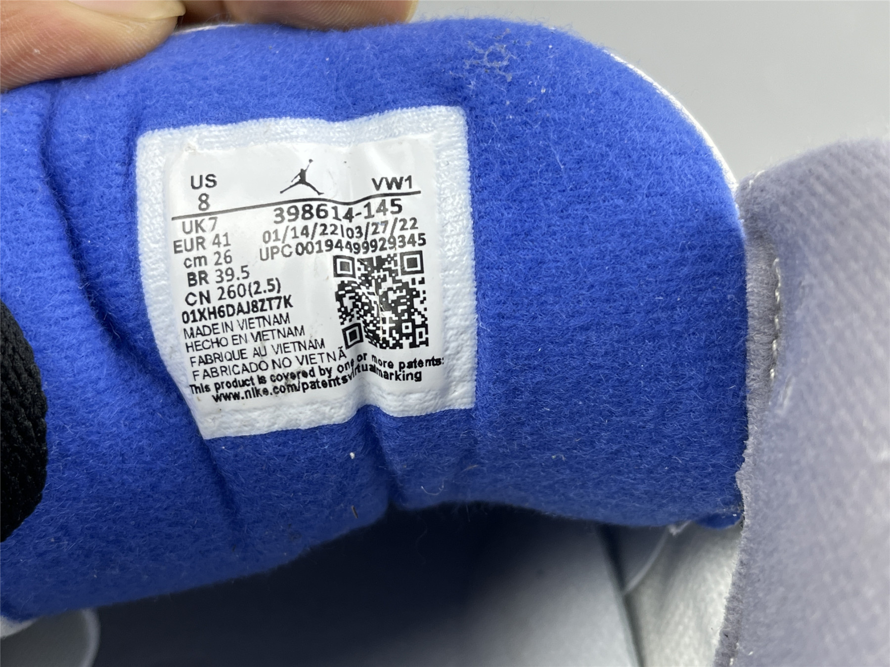 UA AIR JORDAN 3 RETRO GS 