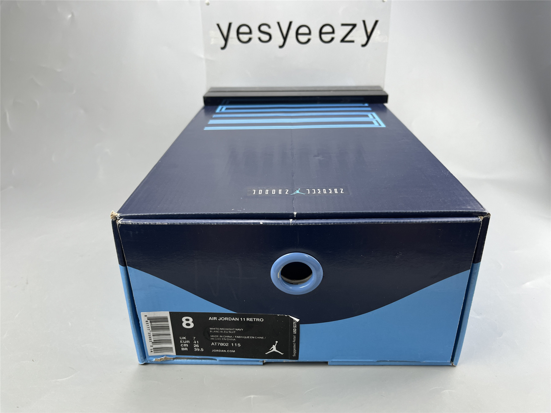 UA AIR JORDAN 11 RETRO LEGEND BLUE