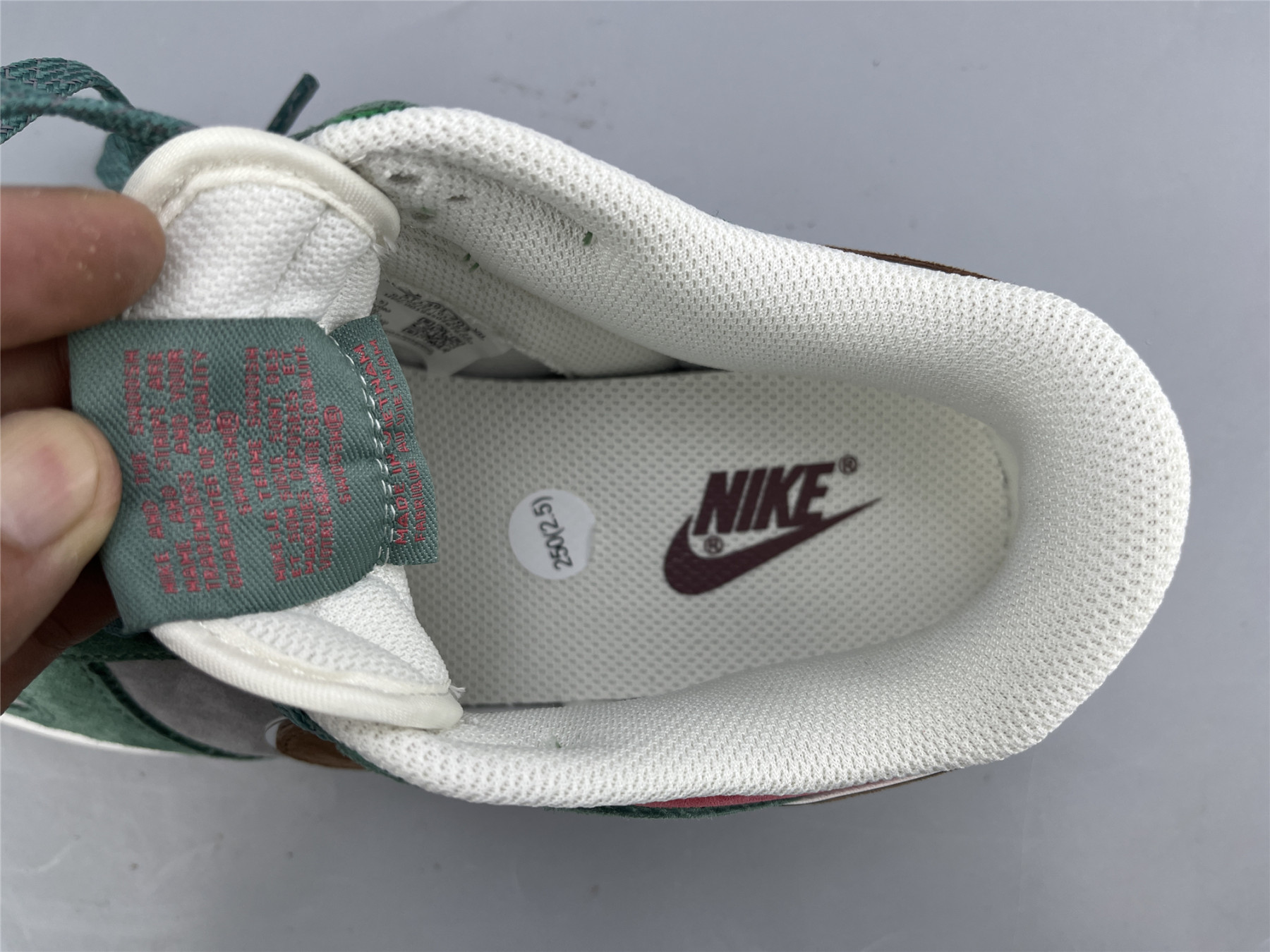 UA NIKE DUNK LOW GREY BLUE