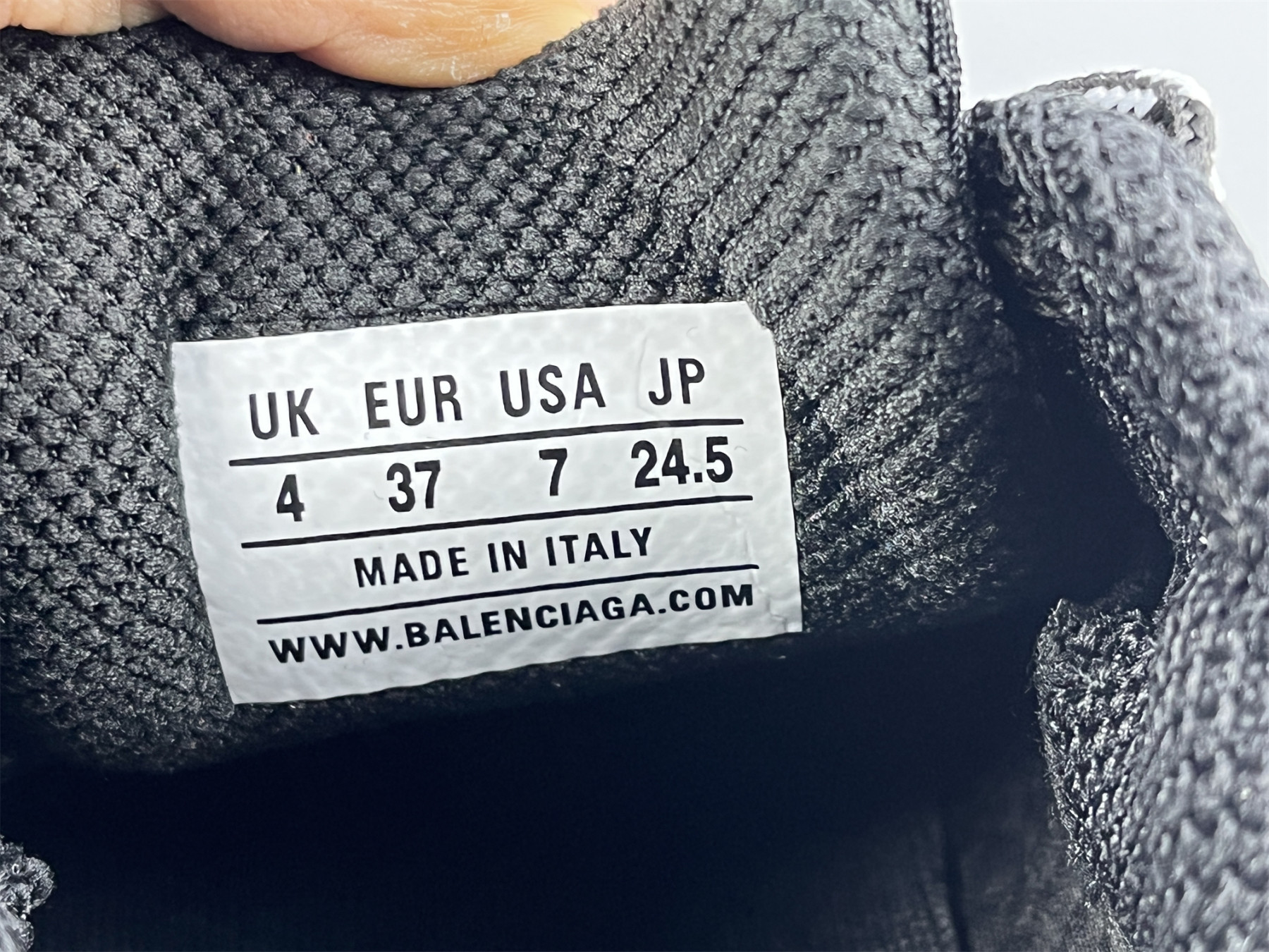 UA PHANTOM SNEAKER BLACK WHITE