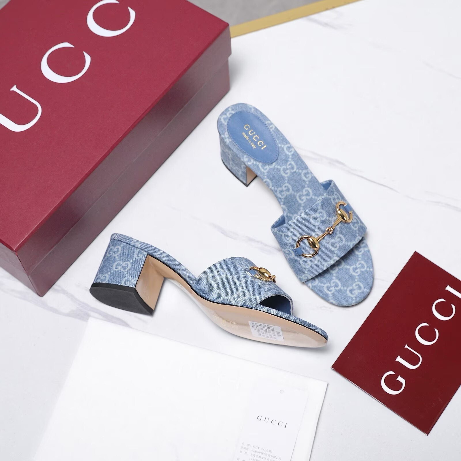 UA Gvc*1 Slide Sandal with Horsebit 5.5cm Heel