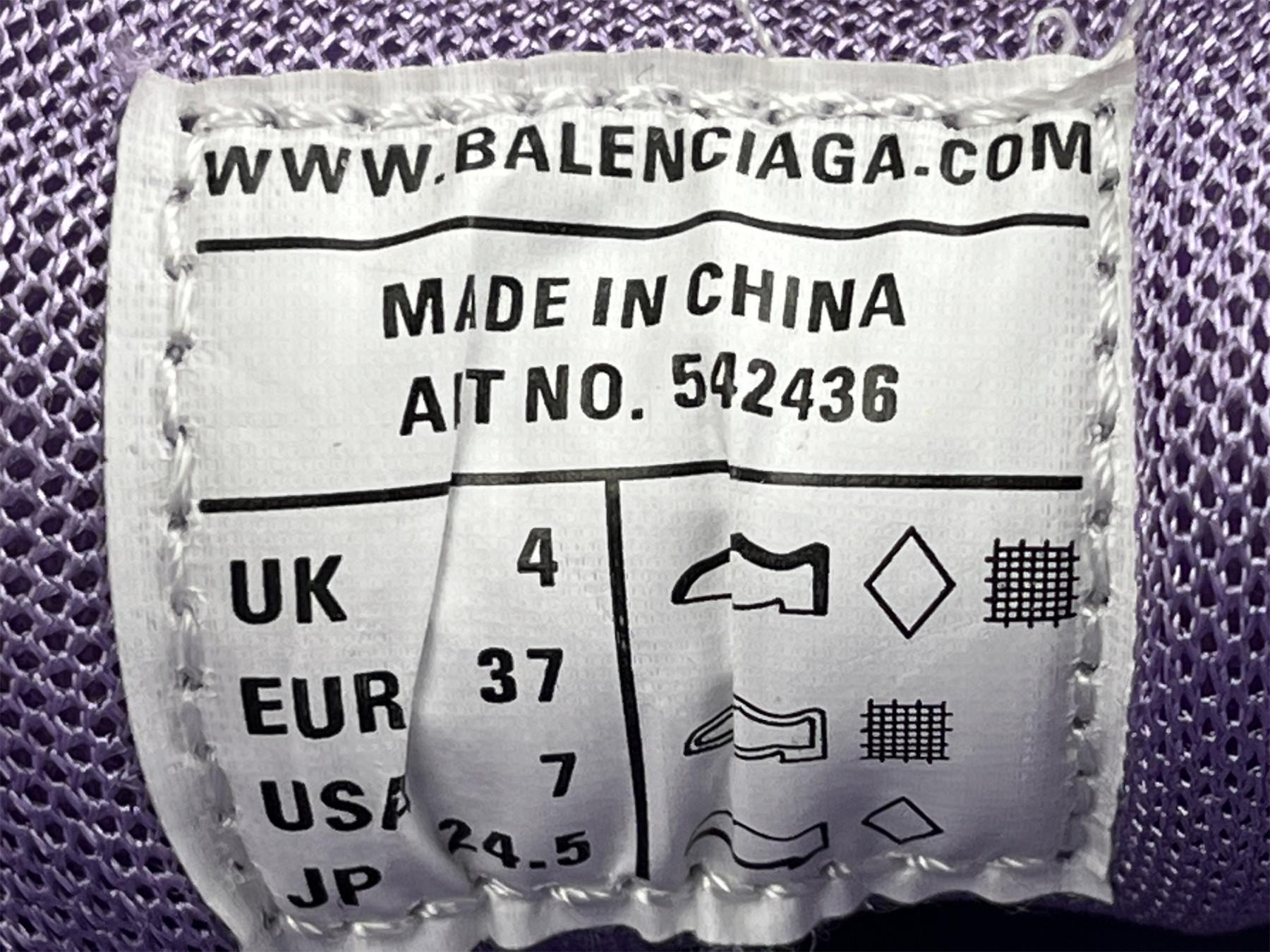 UA TRACK LILAC BLACK