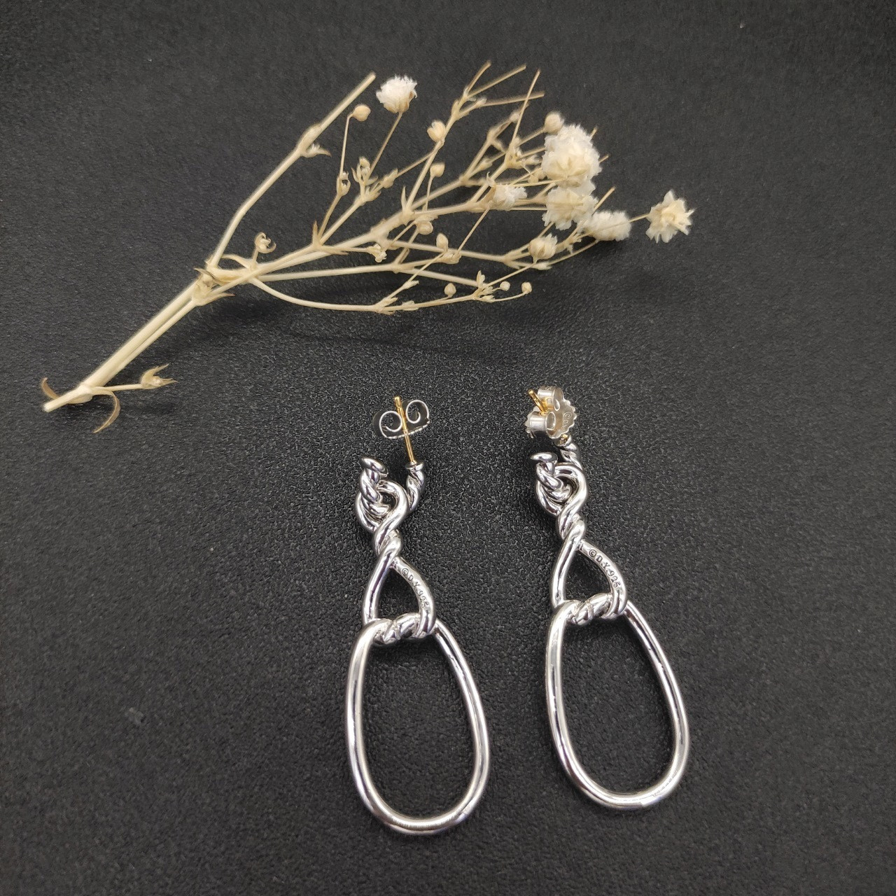 David Yurman Twisted figure 8 Earrings