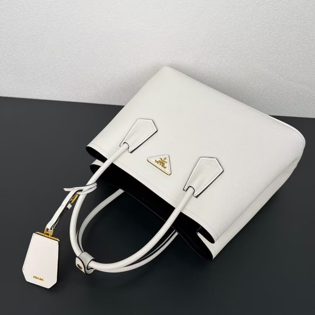 Pra*a double tote small size 33-25-14.5CM