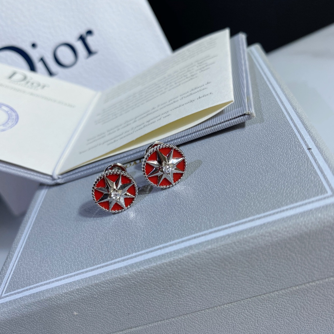 D10r compass Stud Earrings