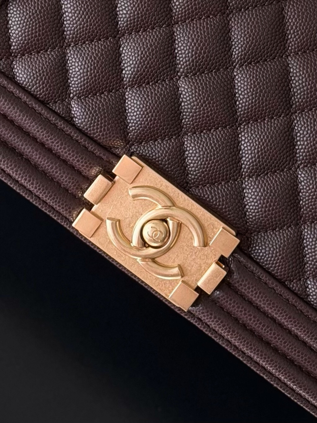 Ch**el Boy Handbag 15x25x9cm