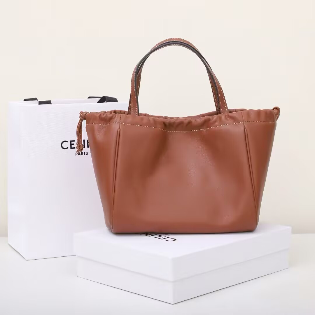 Ce1i*e Cabas Drawstring Triomphe Bag 22x17x15cm