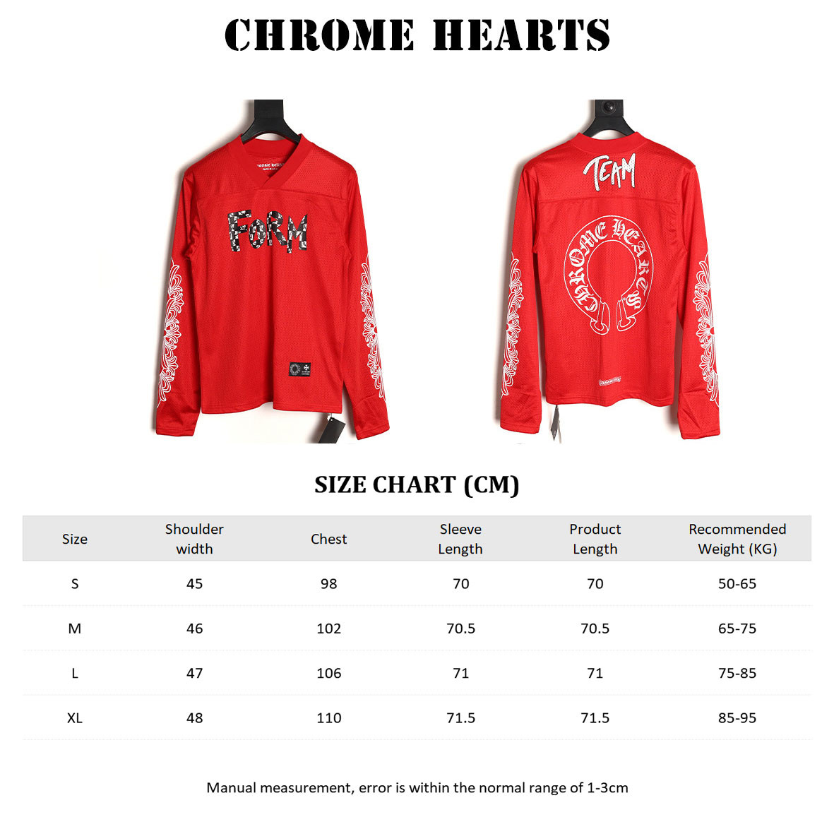 Ch*0me He**ts 25FW Long-sleeved T-shirt