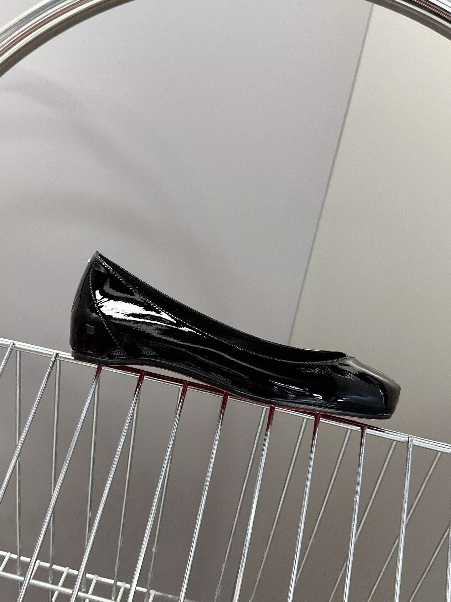 UA Chr1st1an Louboutin Marlougiela Ballerinas Patent calf leather