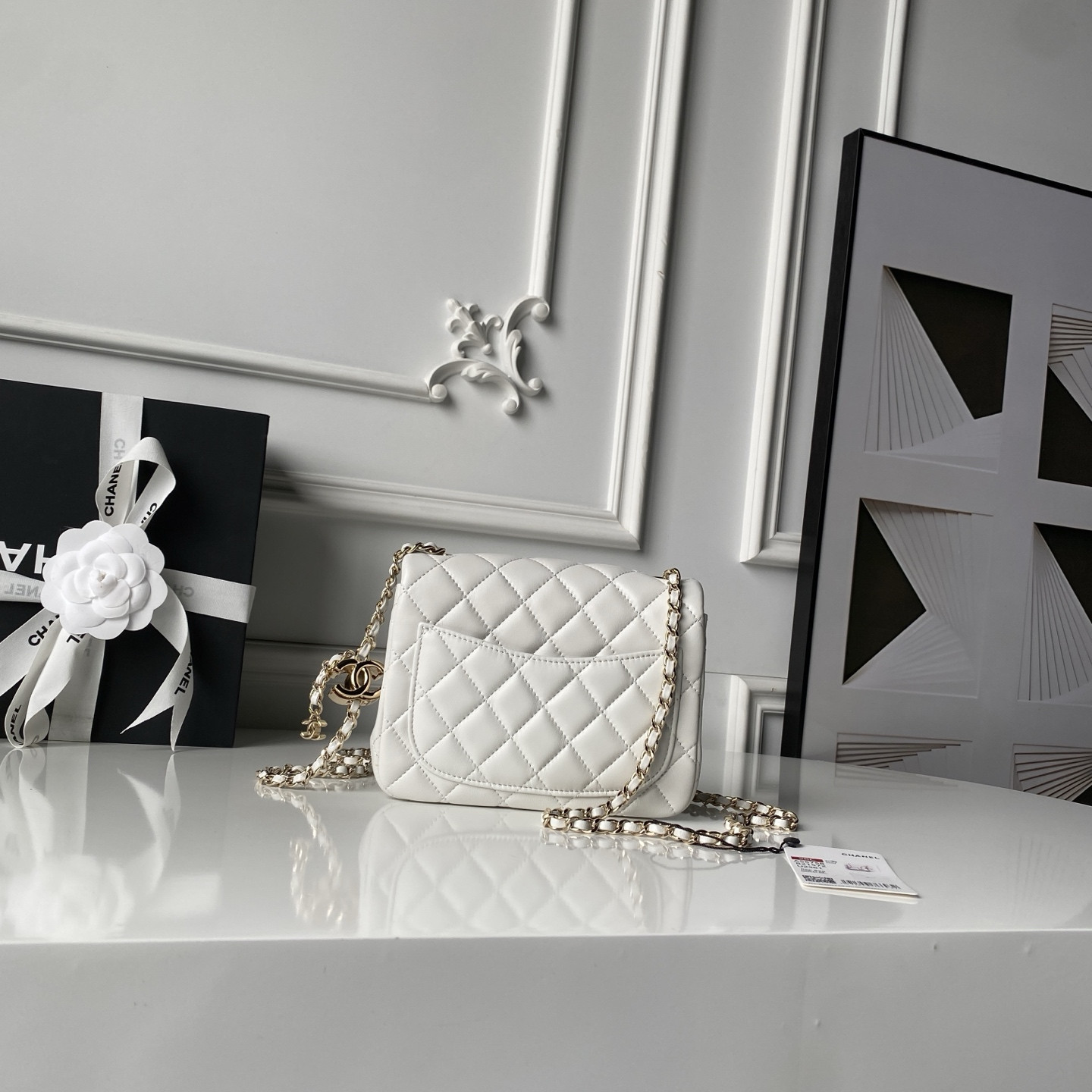 Ch**el classic flap handbag cf as5758 18x13x7cm