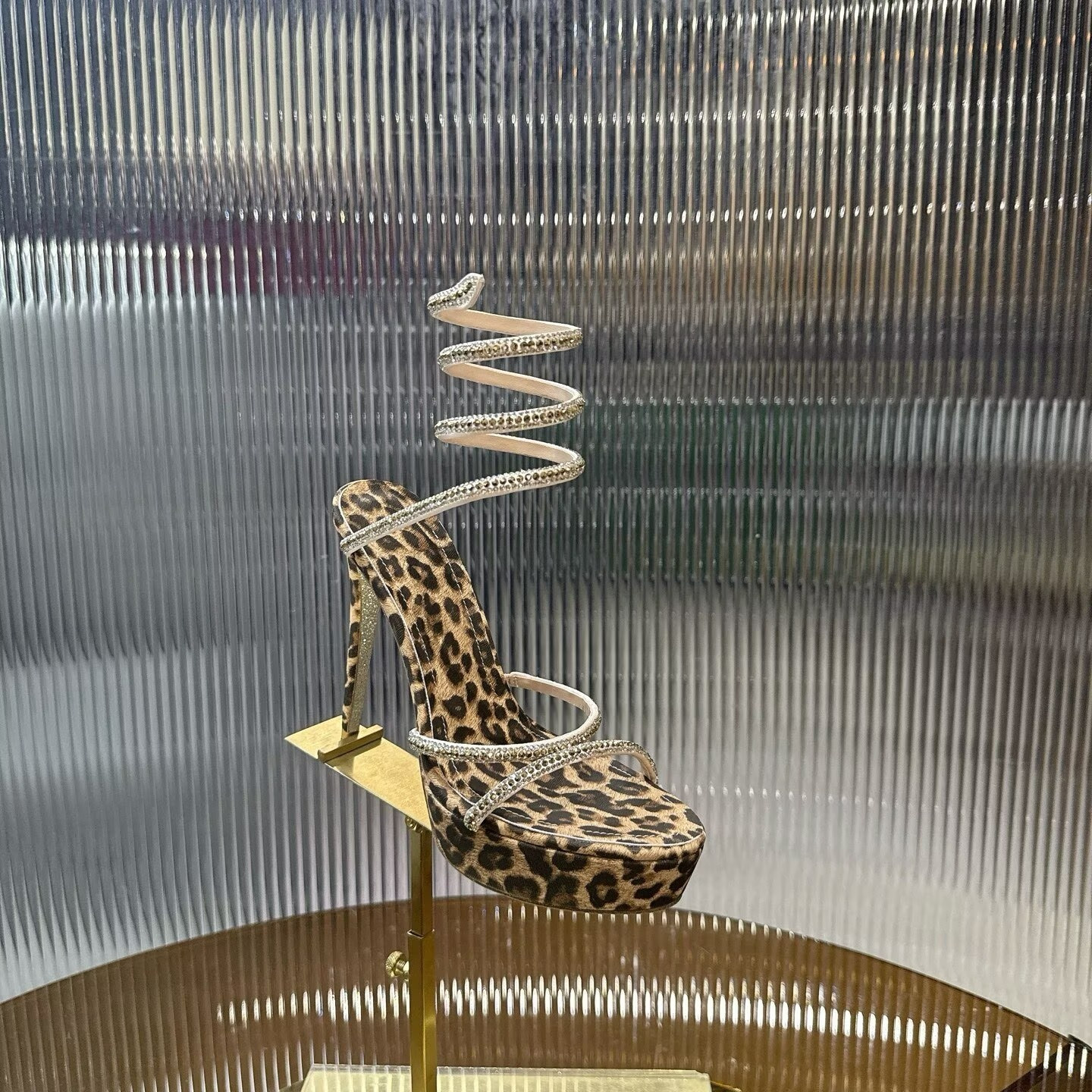 UA Rene Ca0v1LLa Cleo Animalier Platform Sandals