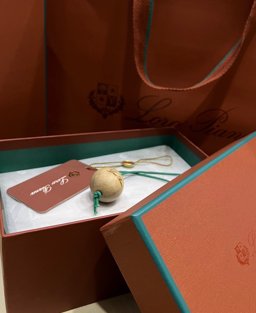 L0r0 P1ana Extra Pocket L19 Wicker Bag 17.5x21x10cm