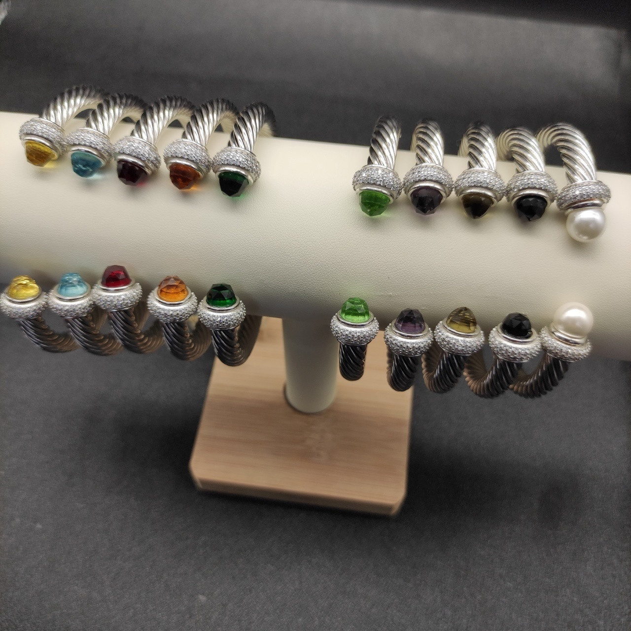 David Yurman 7mm full D1am0nd Bracelet (wrist circumference 15-20cm)