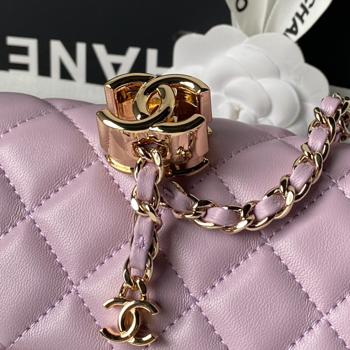 Ch**el classic flap handbag cf as5759 20x13x7cm