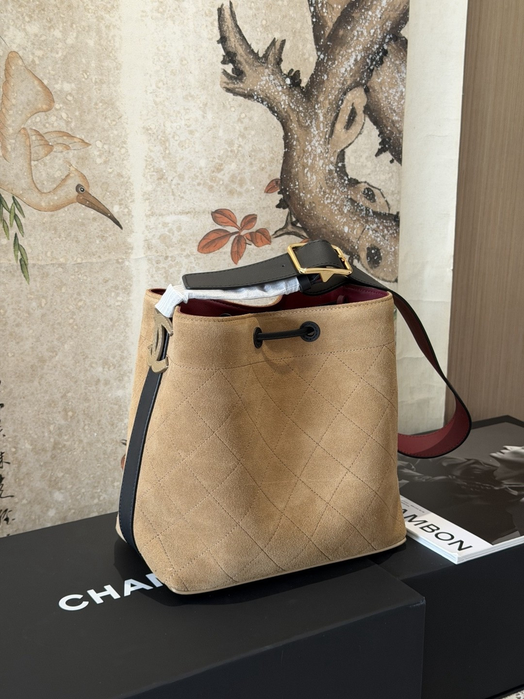 Ch**el Bucket Bag AS6357 23x23x14.5cm