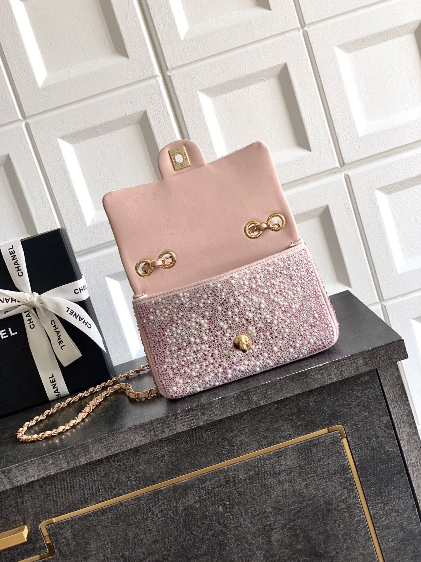 Ch**el evening bag as4297 13x21x8cm