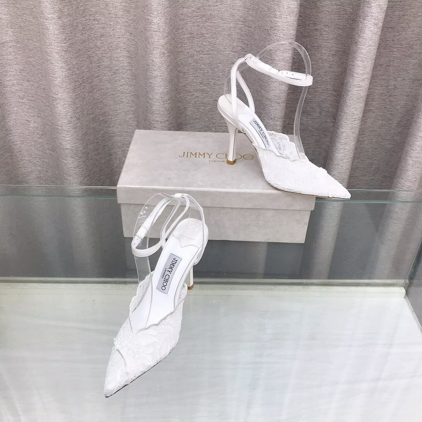 UA J1m*y Ch00 Slingbacks 10cm Heel