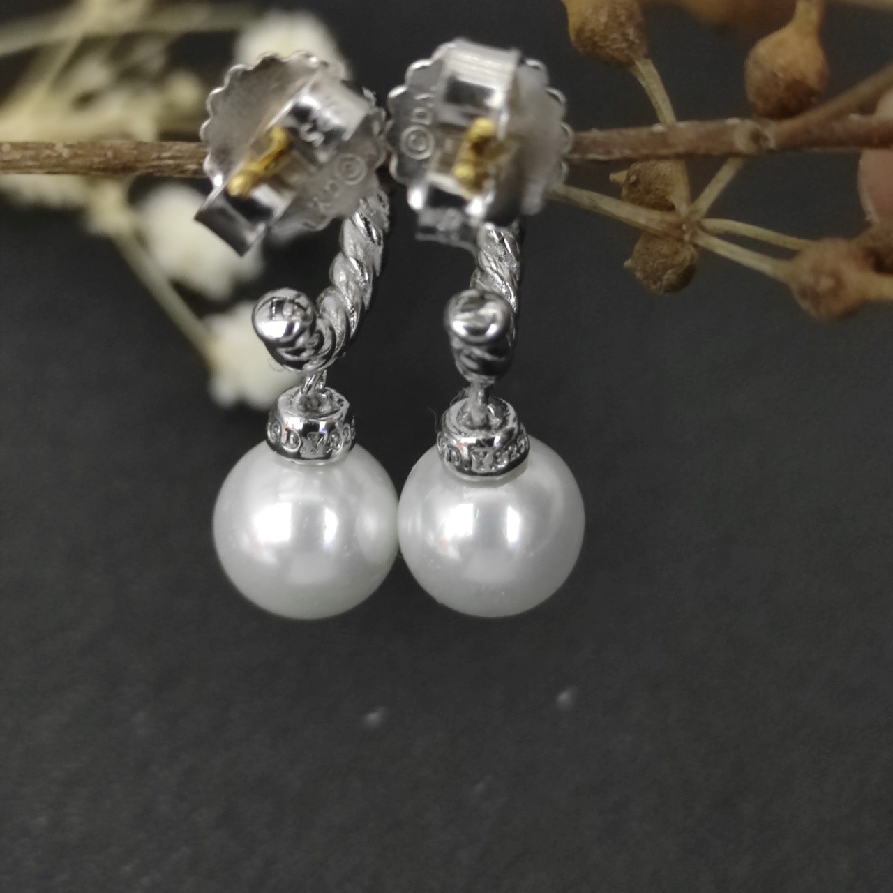 David Yurman pearl Earrings