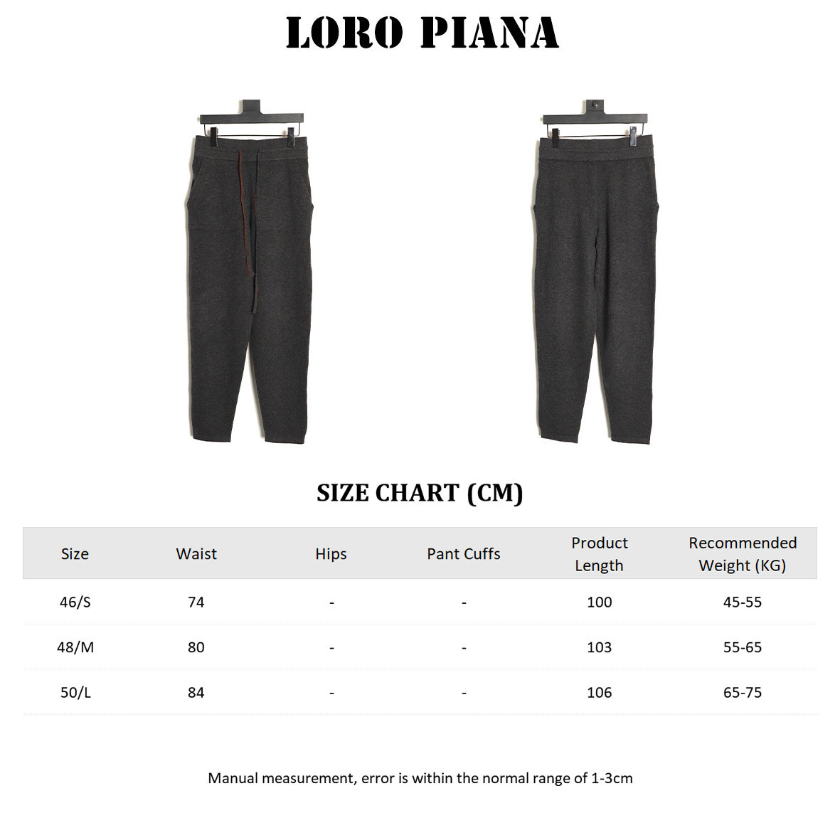 L0r0 P1ana LP 25FW Wool Pants