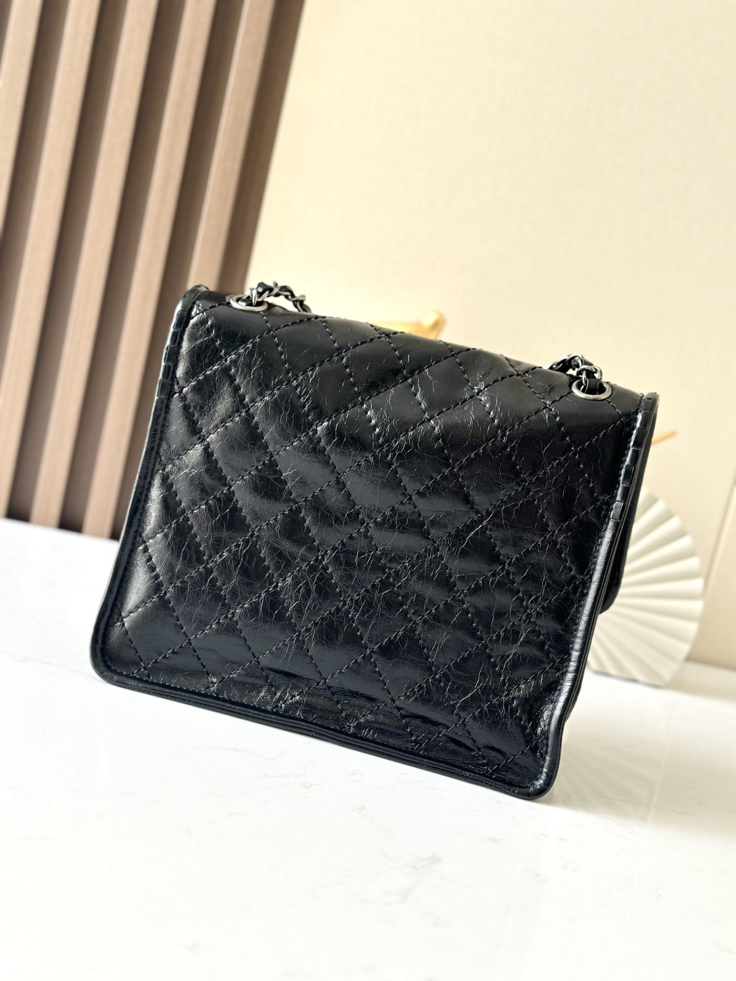 Ch**el vintage flap tofu bag 26x11x23cm