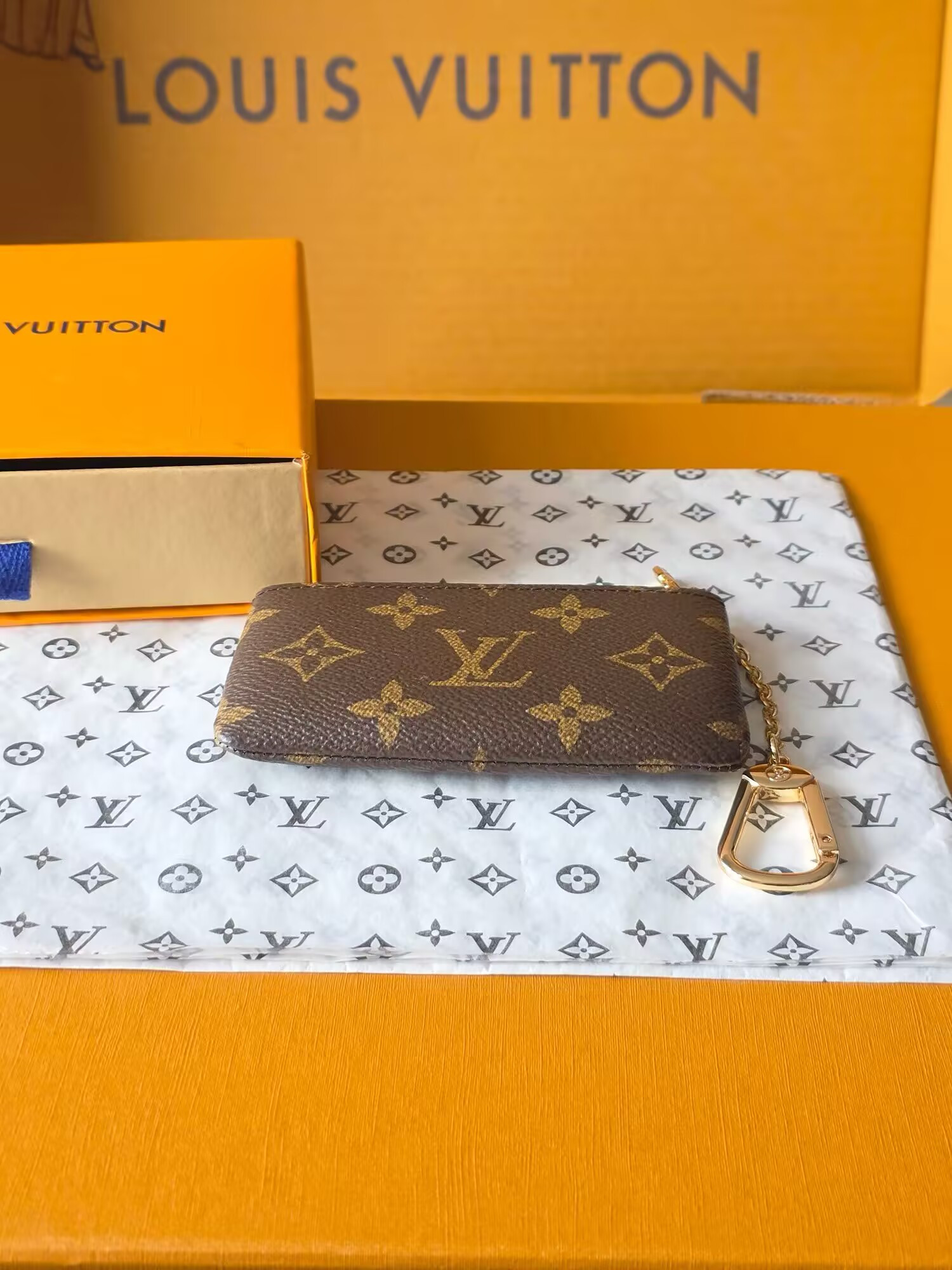 Louis Vuitton Monogram Canvas Key Case M62650 12x7x1.5cm