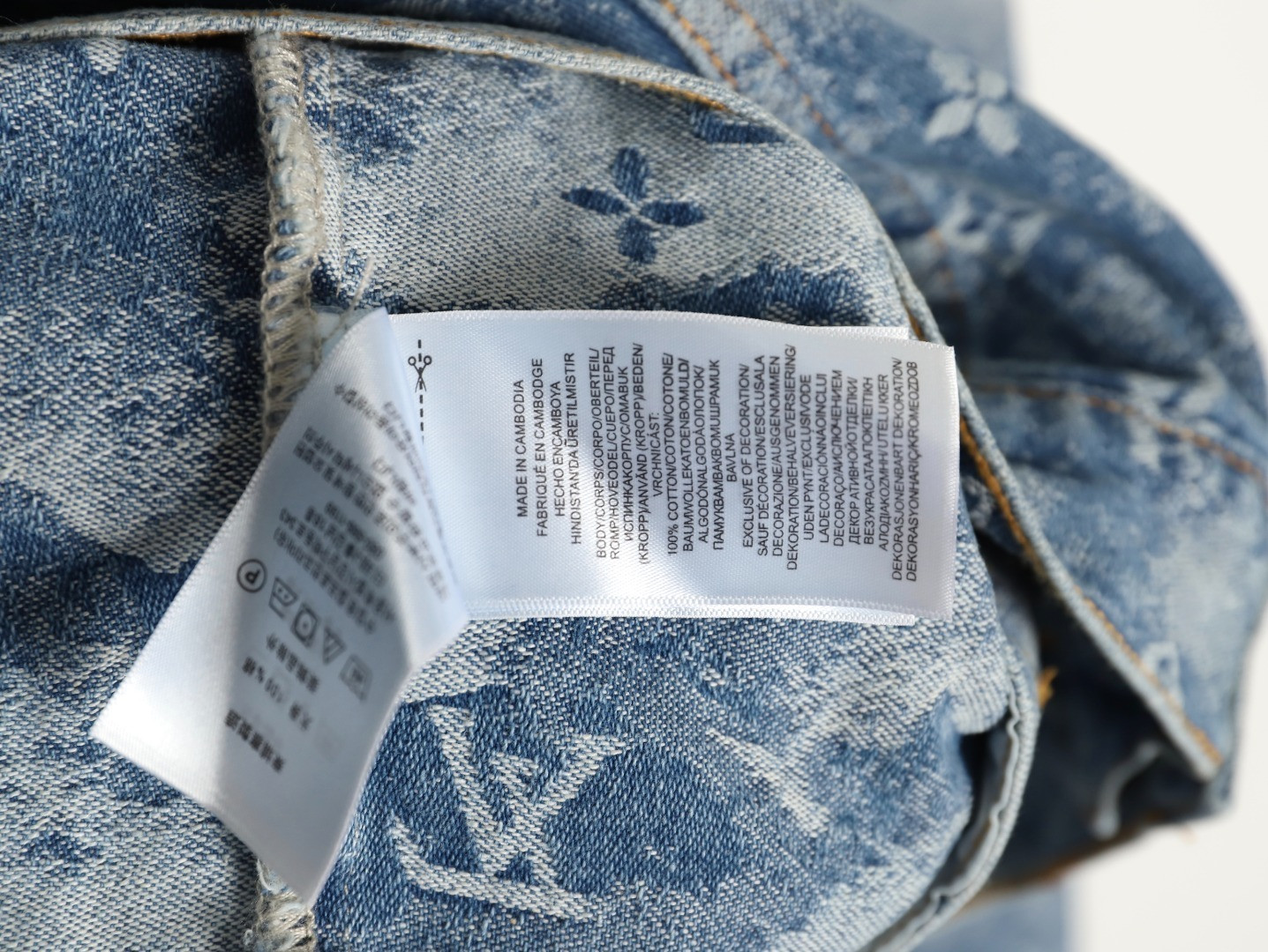 L0vis Vvtt0n LV Denim Jacket Suit