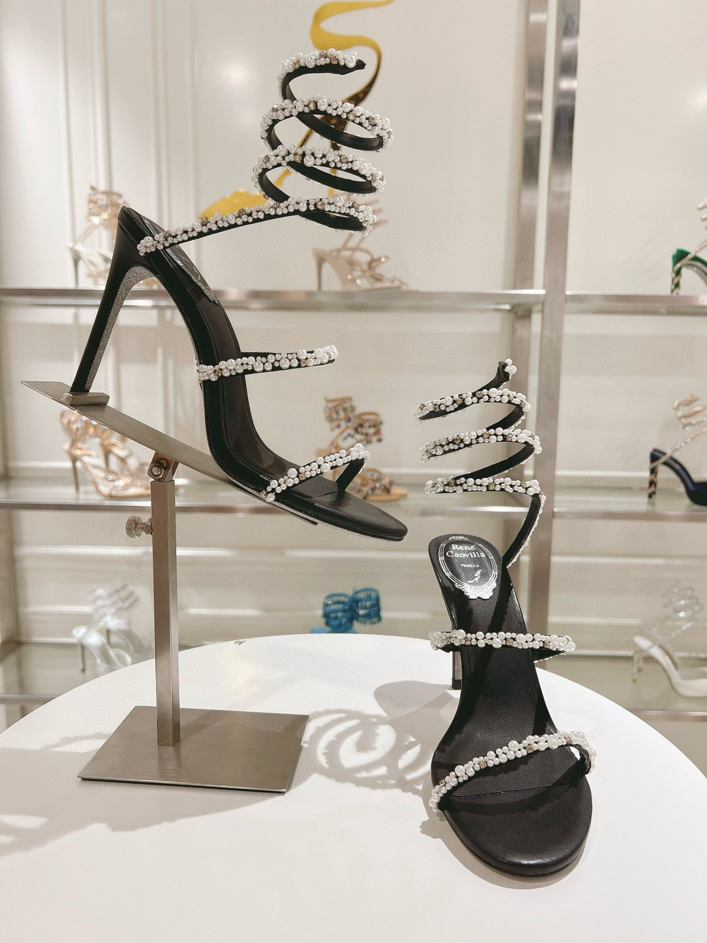 UA RENÉ CAOVILLA Cleo SANDAL 95mm