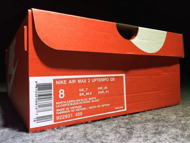 UA Nike Air Max 2 Uptempo QS University Blue White