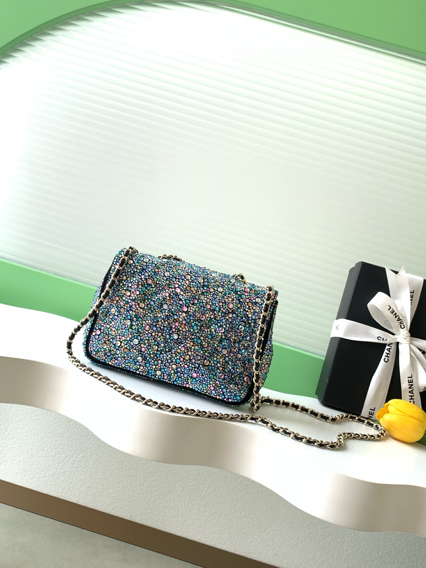 Ch**el Flap Bag 13x21x8cm