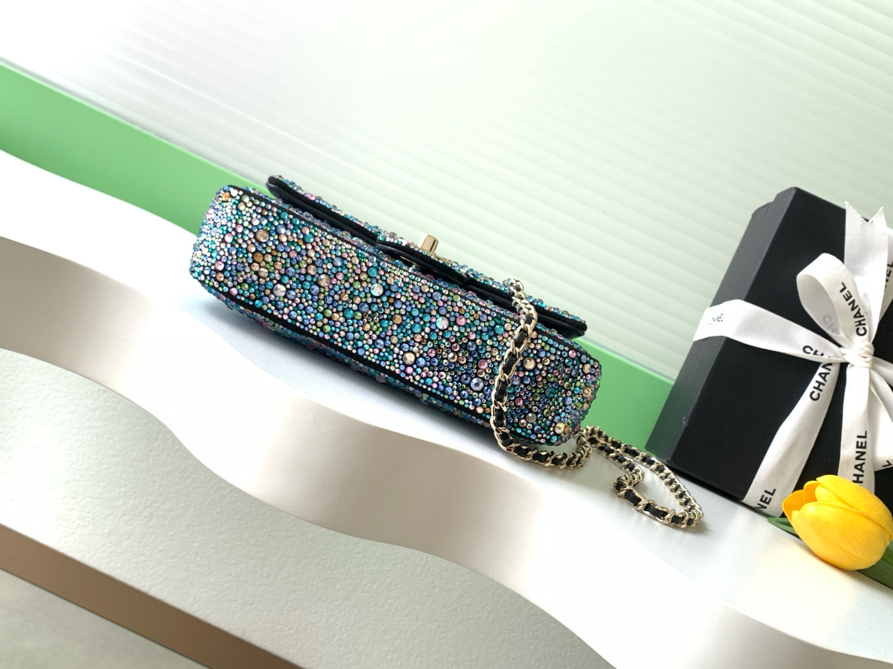 Ch**el Flap Bag 13x21x8cm