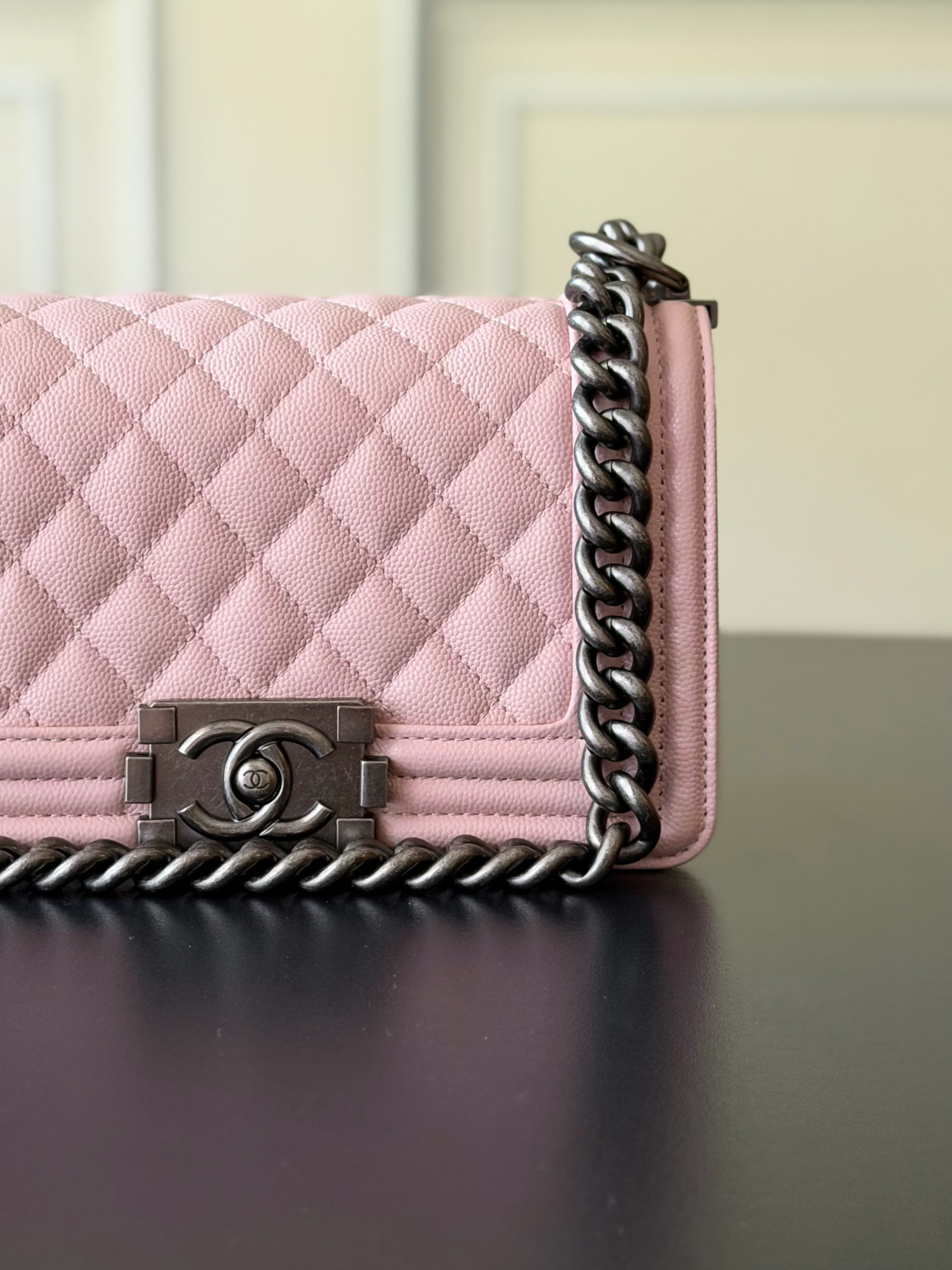 Ch**el boy handbag 12x20x7cm