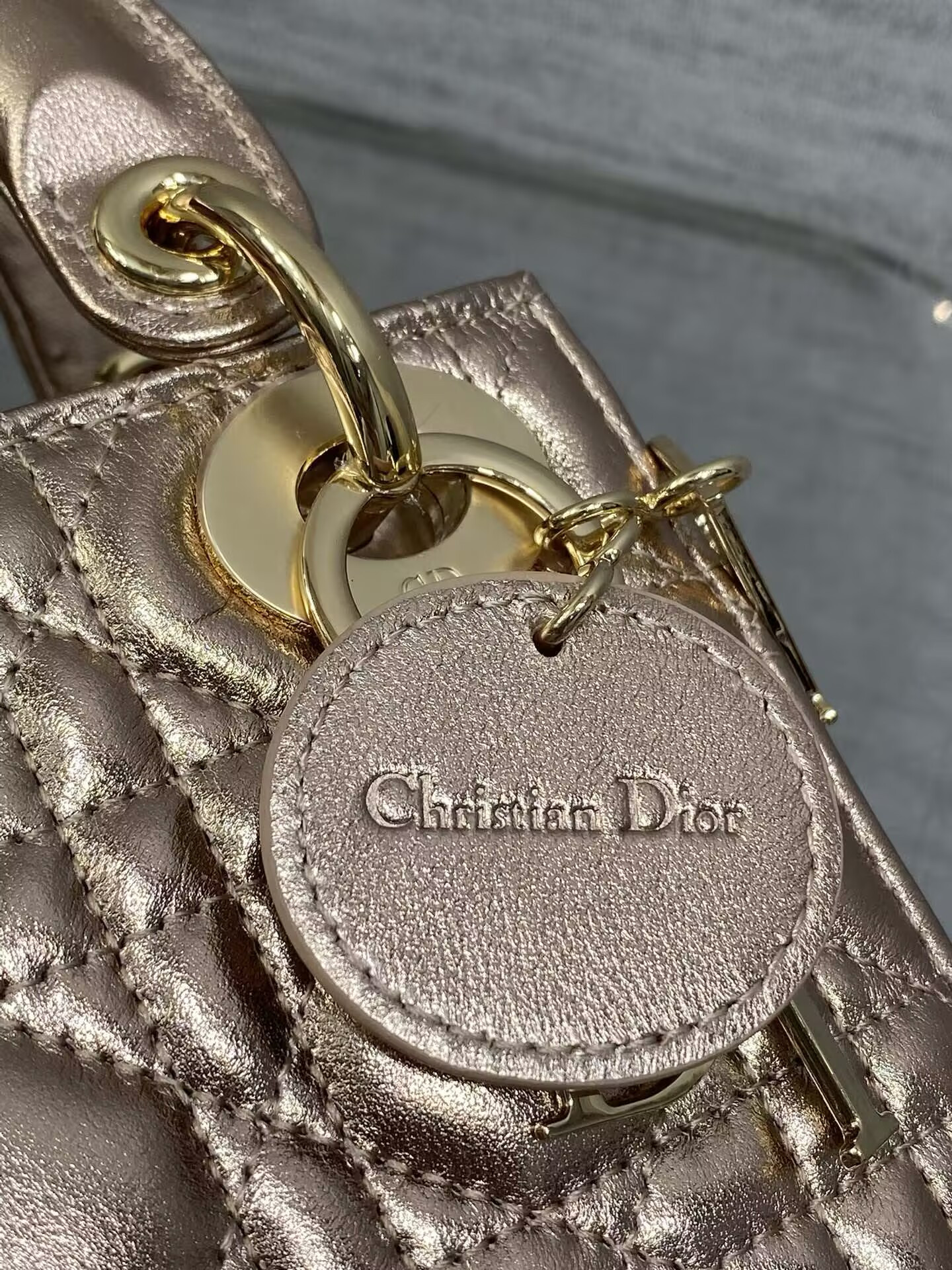 Mini Lady D10r Bag Cannage Calfskin 17 x 15 x 7 cm