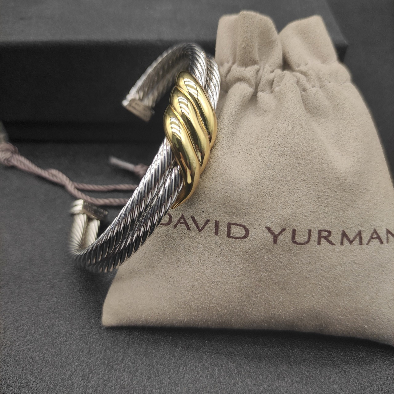 David Yurman 10mm Wrap Bracelet(wrist circumference 15-20cm)