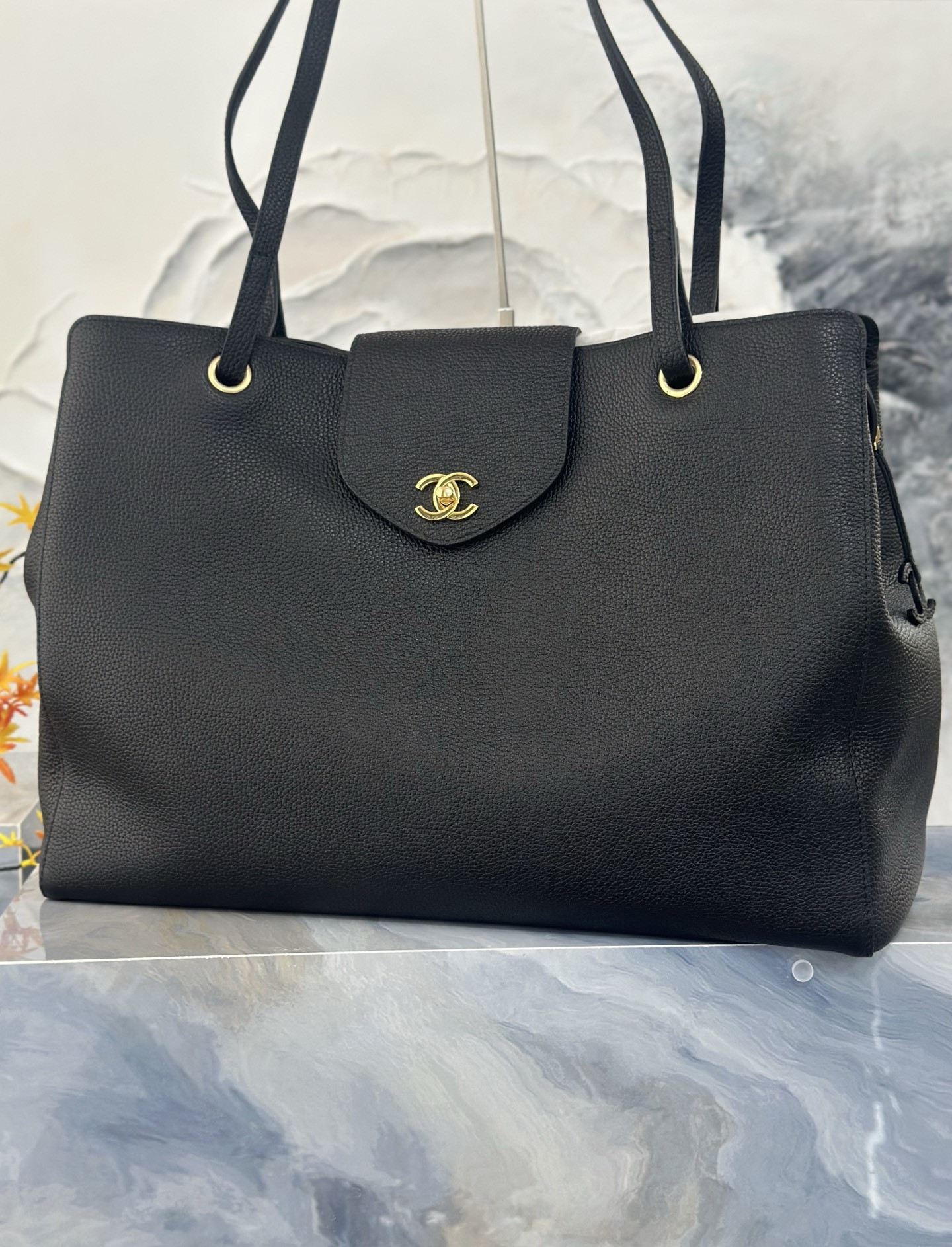 Ch**el large shopping bag as6245 36x46x20cm