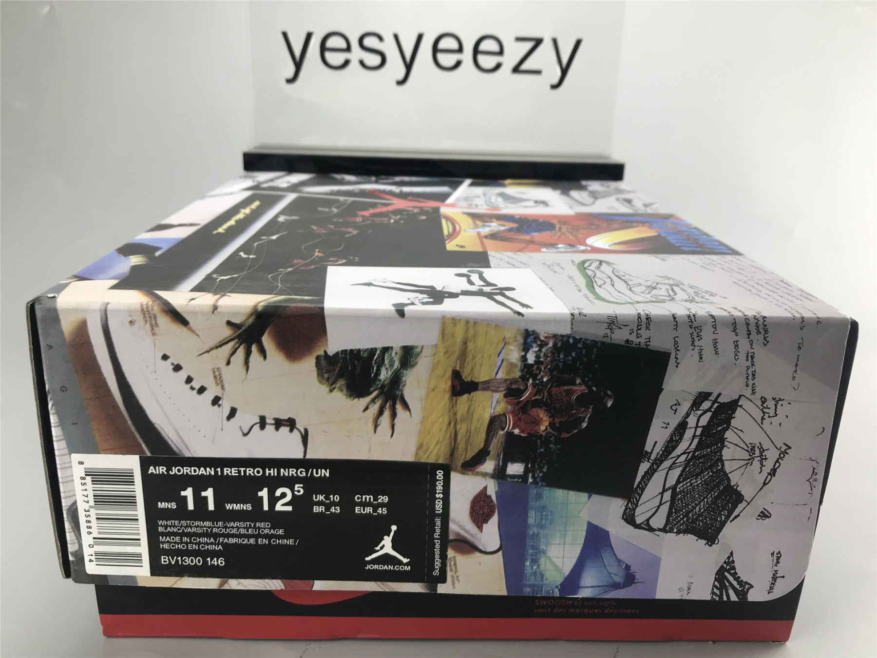 UA UNION LA X AIR JORDAN 1 RETRO HIGH NRG 