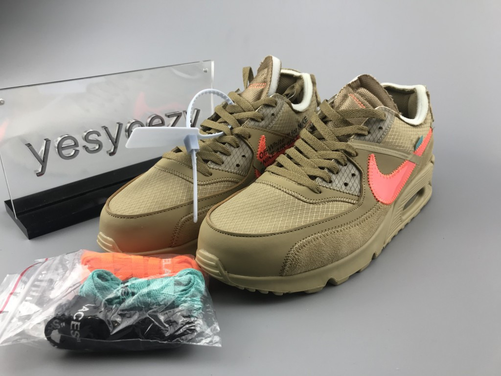UA THE 10 OFF WHITE NIKE AIR MAX 90 DESERT ORE