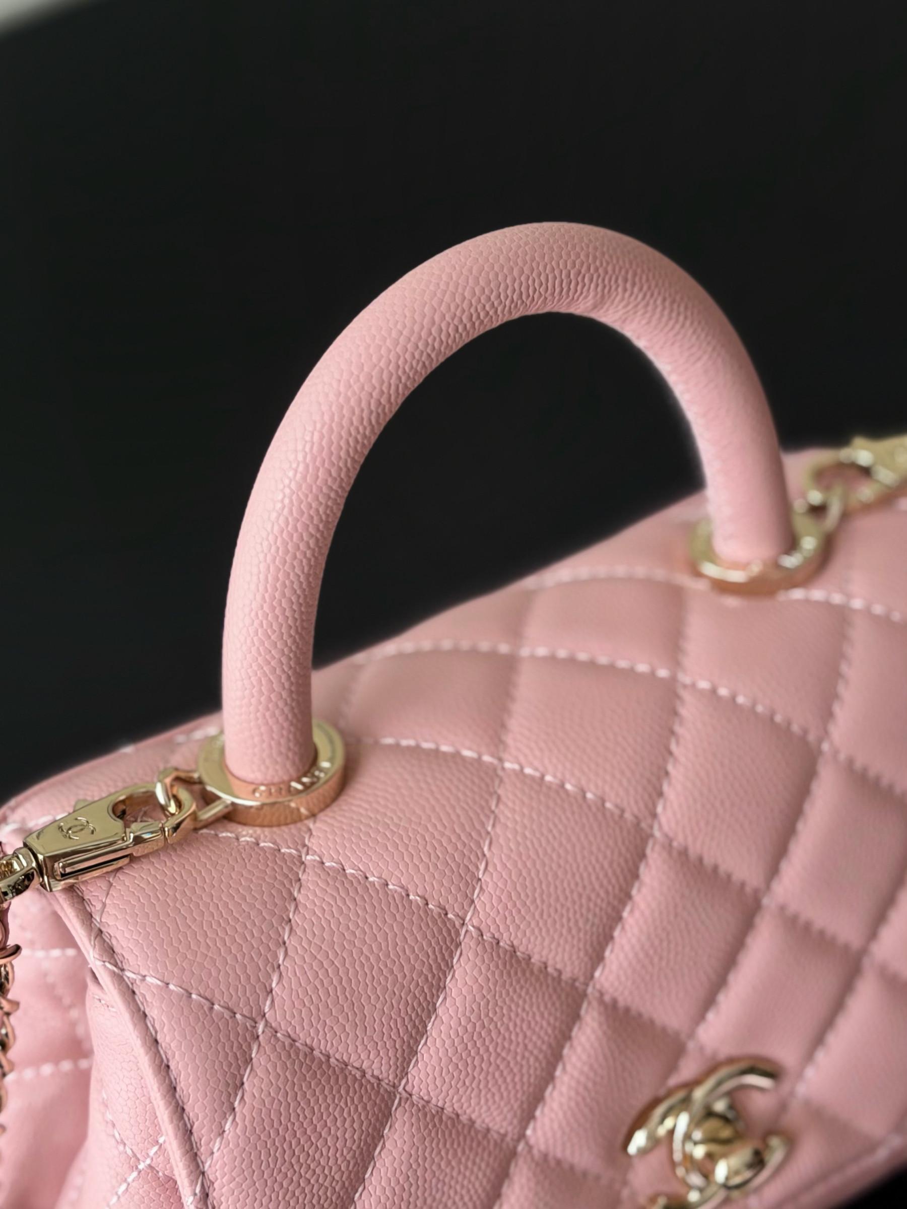 CHANEL mini coco handle 13x19x9cm