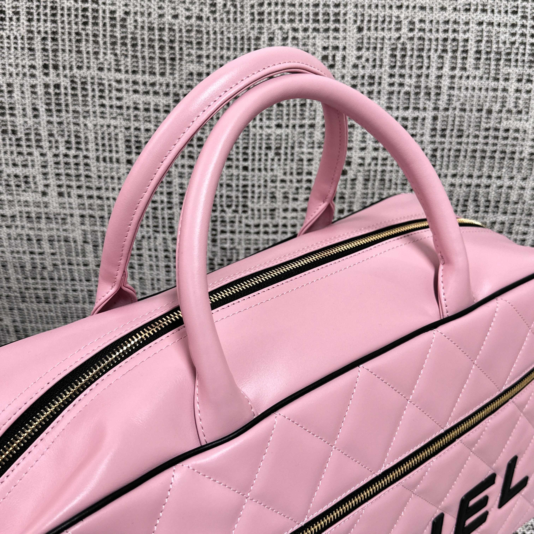 Ch**el Boston Bowling Bag Without Box 46cm