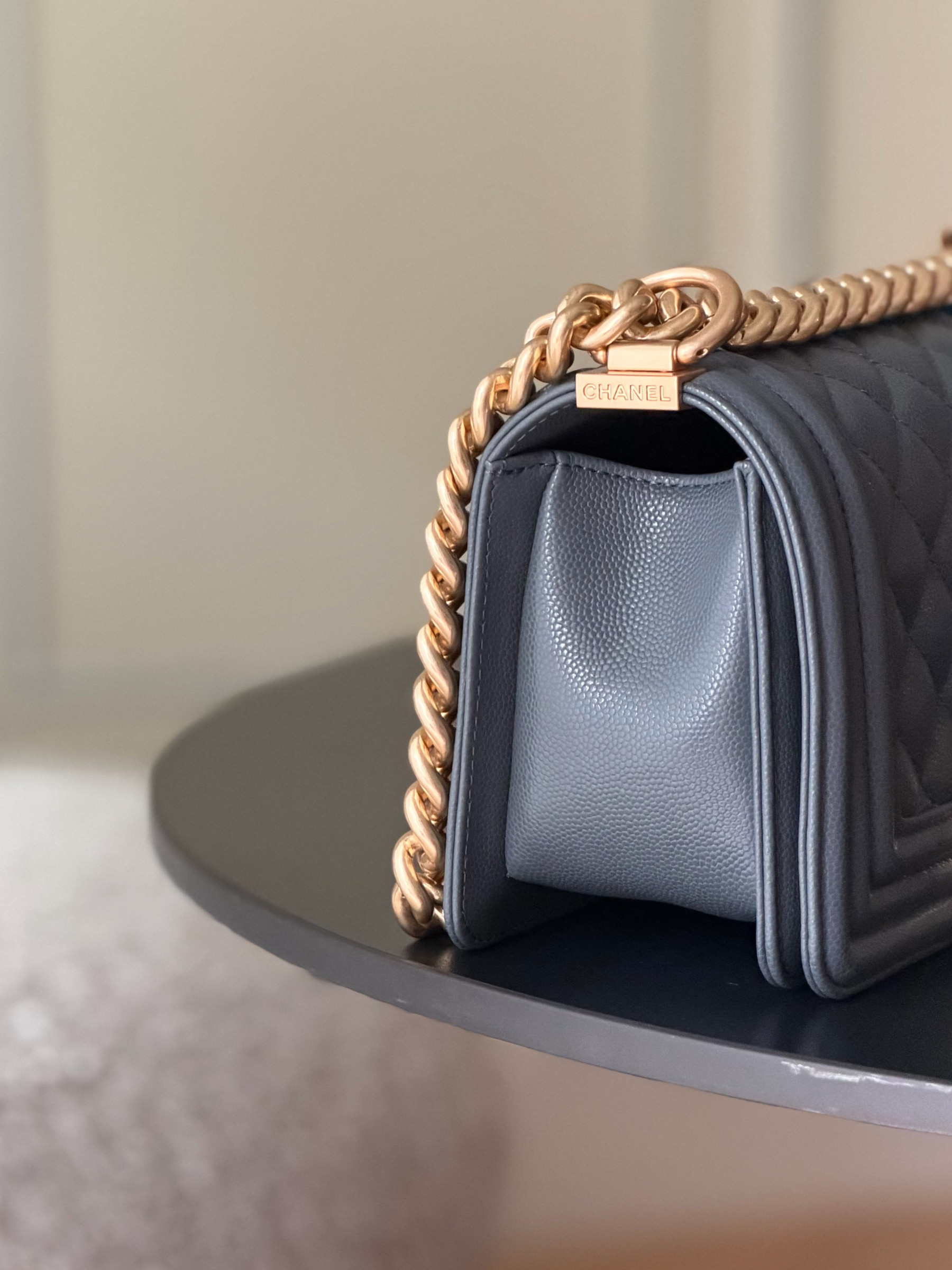 Ch**el boy handbag 12x20x7cm