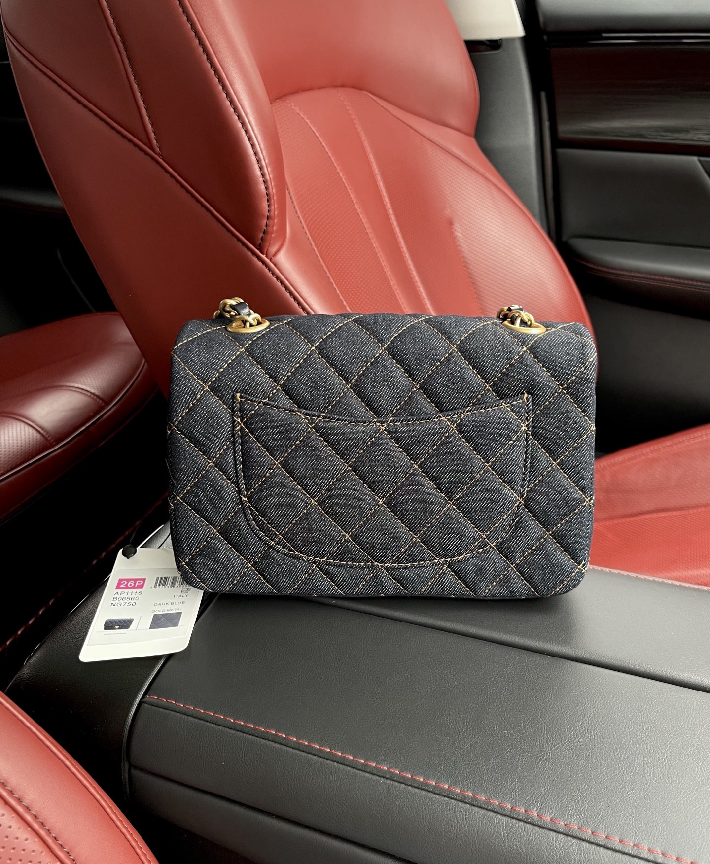 Ch**el mini classic handbag a69900 12x20x6cm
