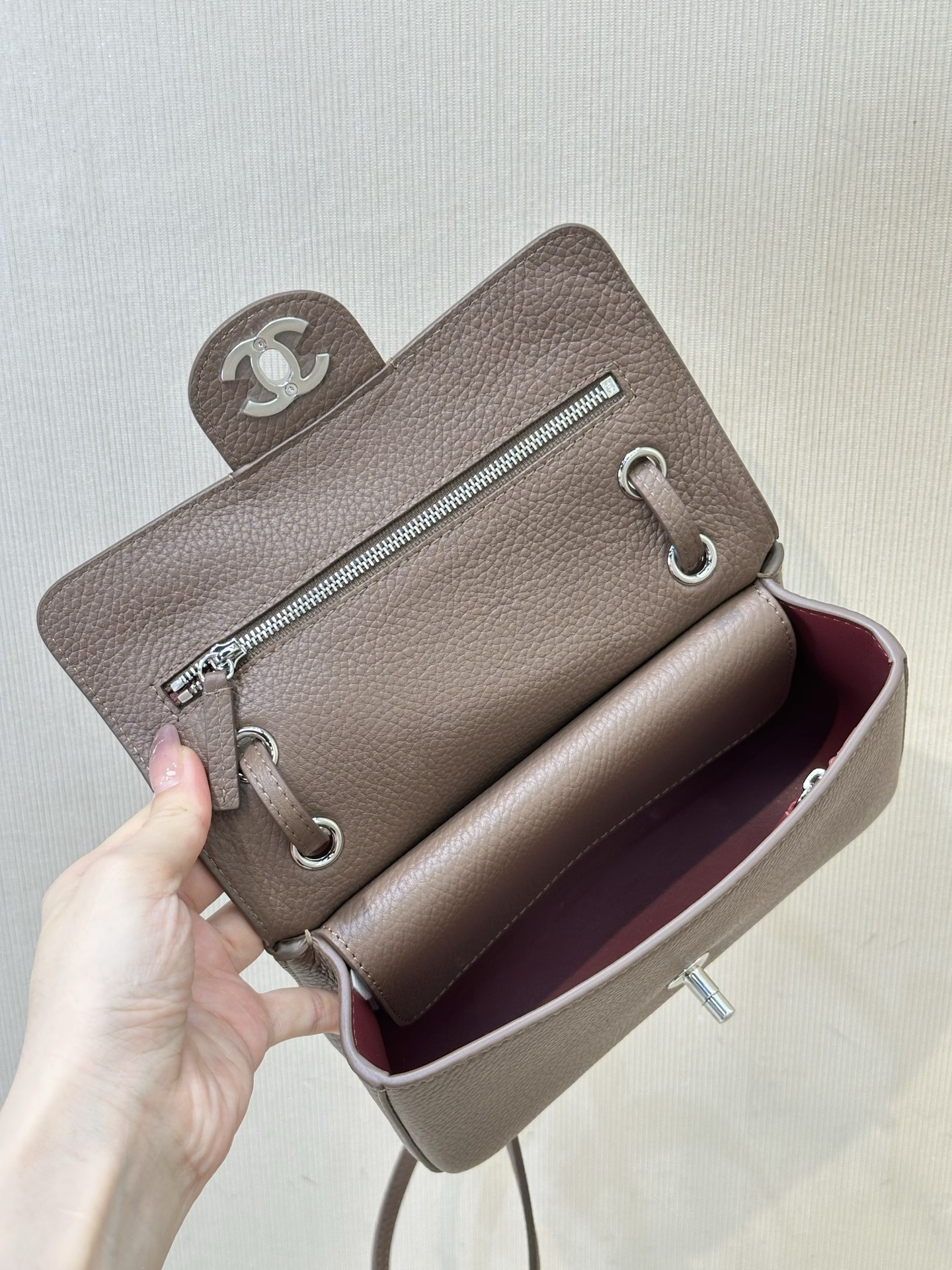 Ch**el Mini Flap Bag AS6573 13x20x6cm