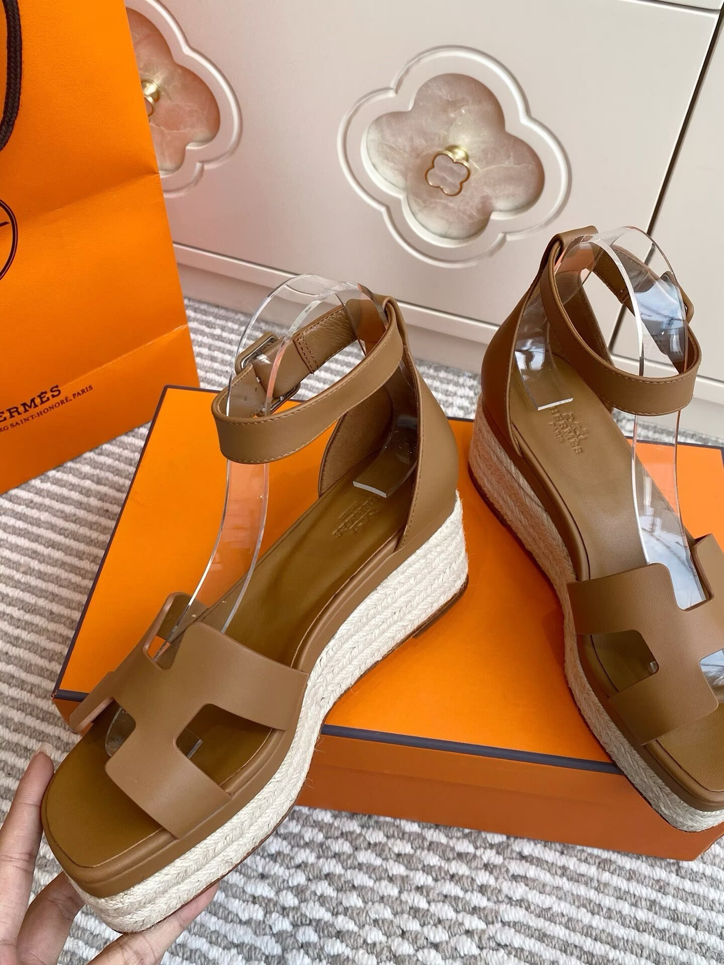 UA Hermès Elda Spanish Woven Shoes