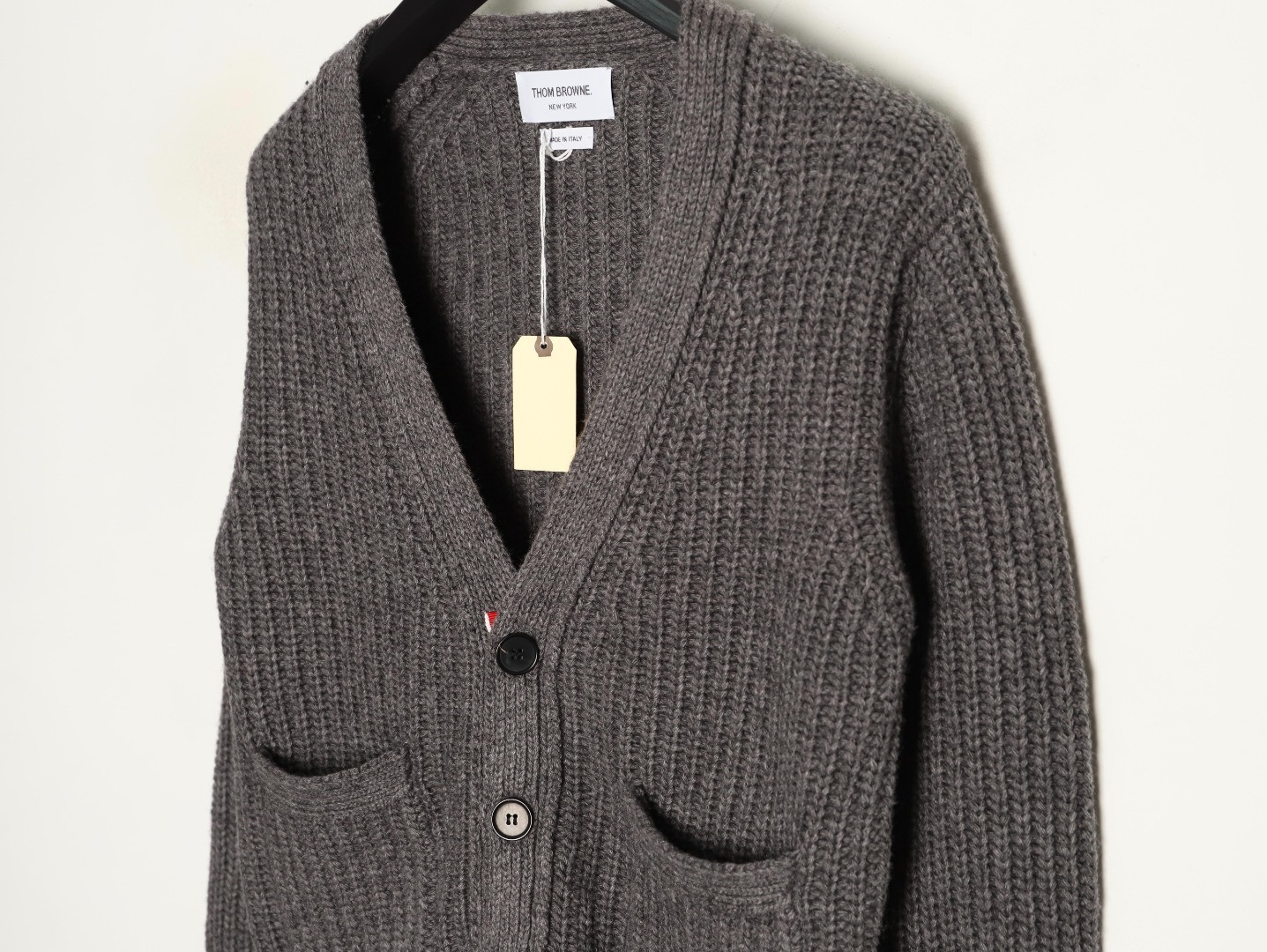 THOM BROWNE Wool Cardigan