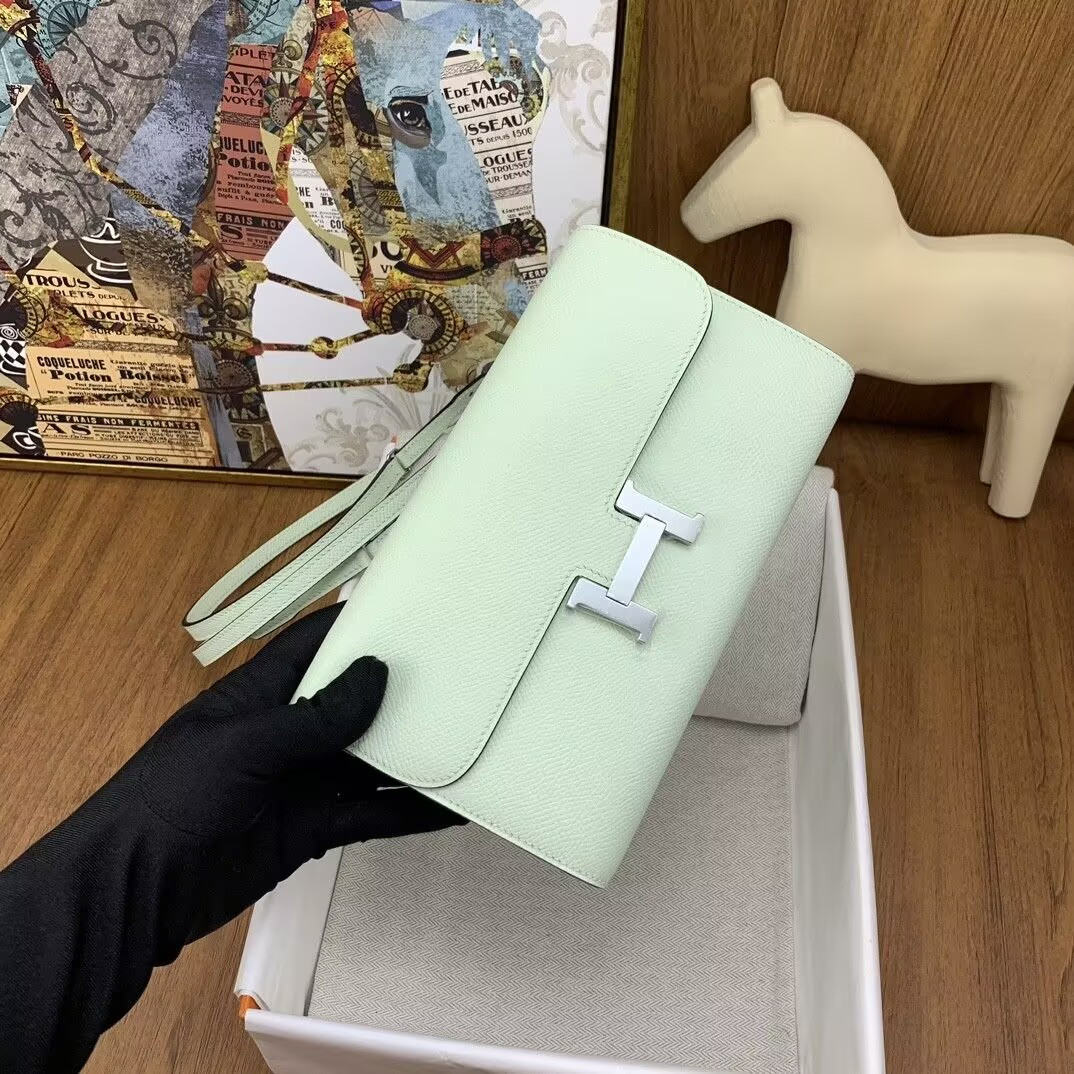 H**me5 Constance To Go wallet In Vert Peppermint 20.5x2x13cm