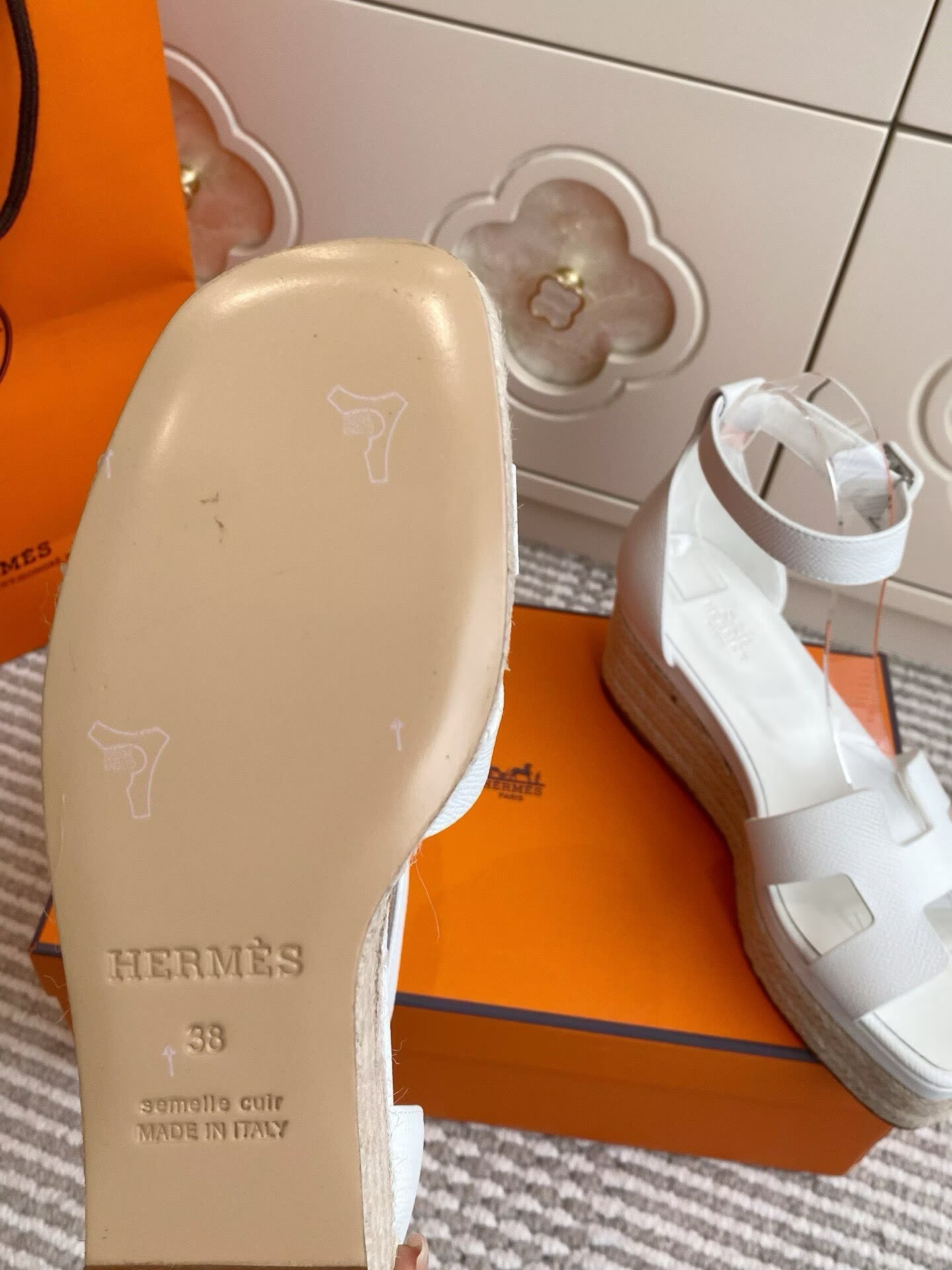 UA Hermès Elda Spanish Woven Shoes
