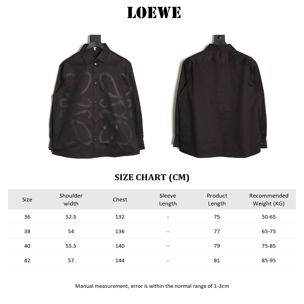 L0ew* Anagram Long-sleeved Shirts