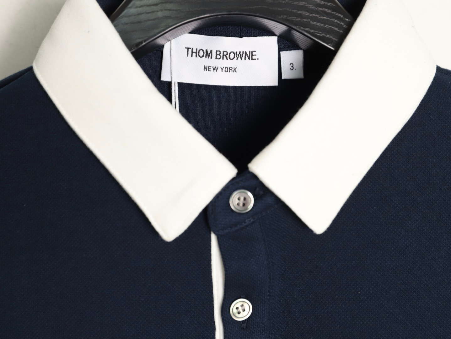Thom Browne Long-sleeved Polo Shirt